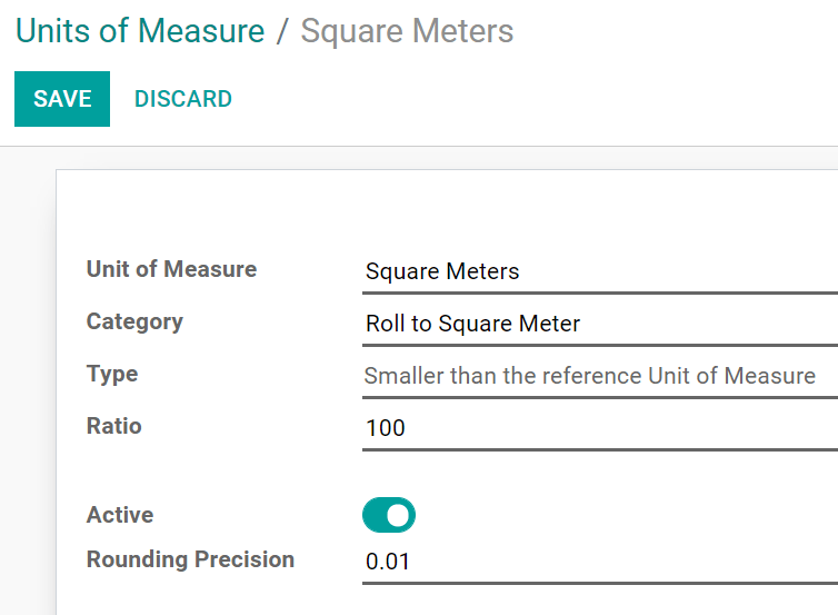 Create a second unit of measure in PerfectWORK Purchase